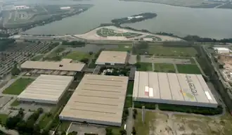Luchtbeeld van Riocentro uit 2012