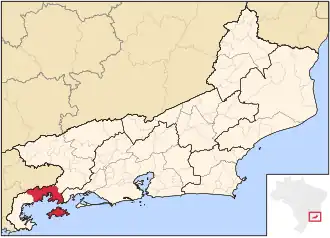 Kaart van Angra dos Reis