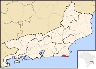 Kaart van Arraial do Cabo