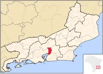 Kaart van Guapimirim