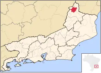 Kaart van Natividade