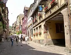 Straat in Riquewihr