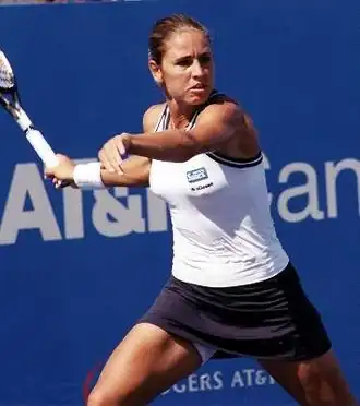 Grande tijdens het WTA-toernooi van Montreal/Toronto