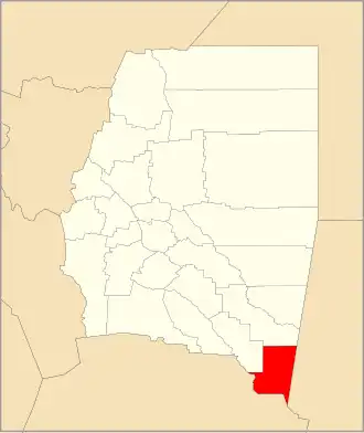 Kaart van departement