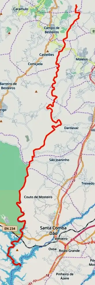 Rivier Criz, Portugal