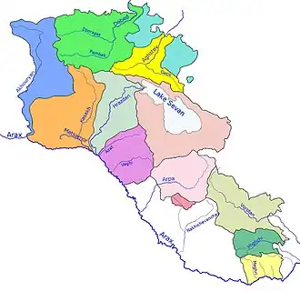 Rivieren van Armenië