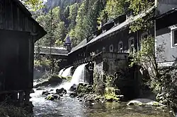 Traditionele werkplaats van zeisbouwer Schröckenfux