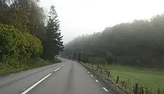 Länsväg 153 tussen Varberg en Ullared