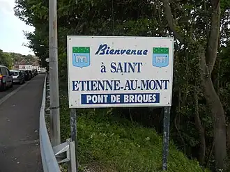 Toeristisch plaatsnaambord