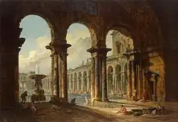 Hubert Robert, Publiek badhuis. (1798)