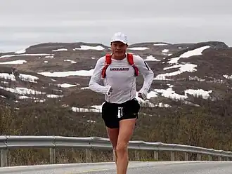 Robert Wimmer (rechtsvoor) bij de Coburger Wintermarathon 2007