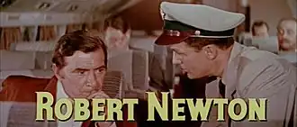 Newton (links) in The High and the Mighty (1951)