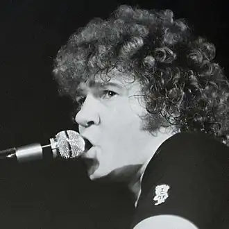 Robert Charlebois te Montreal in 1972.