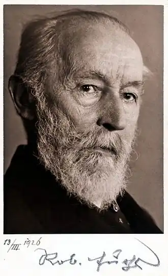 Robert Fuchs, 13 maart 1926