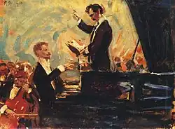 Sterl: Klavierkonzert (1910) met Alexander Skrjabin (links)