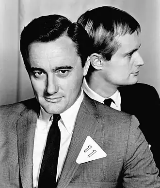 Robert Vaughn en David McCallum als Napoleon Solo en Illya Kuryakin