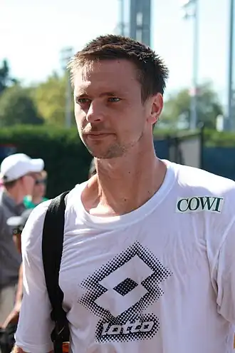 Söderling tijdens de US Open van 2010