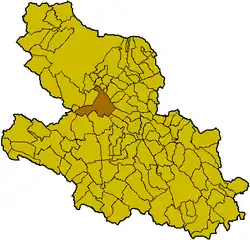 Locatie van Rocca di Mezzo in L'Aquila (AQ)