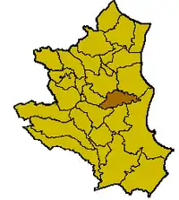 Locatie van Rocca di Neto in Crotone (KR)