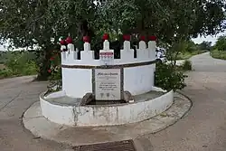 Startpunt wandelroute in Rocha