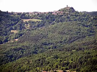 Gezicht op Roche-en-Régnier