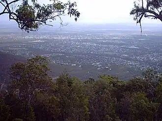 Rockhampton vanaf de Mount Archer