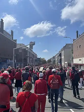 De Rode Lijn trok door Den Haag op 18 mei 2025