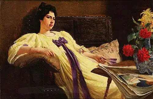 Portret van een dame (1892), MNBA (Rio de Janeiro)