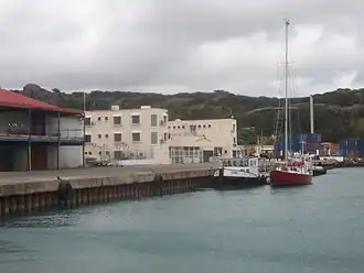 De haven van Port Mathurin