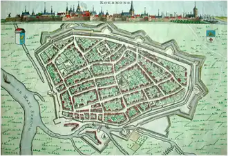 Roermond in 1636[1] door Nicolaes van Geelkercken 1654
