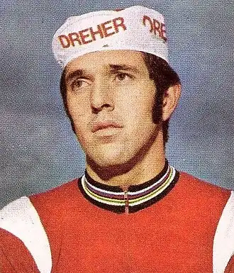 Roger De Vlaeminck als renner van Dreher in 1972