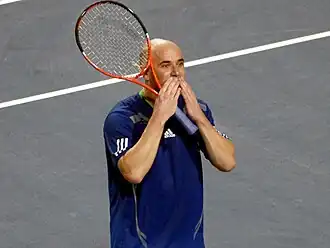 Winnaar in het enkelspel, Andre Agassi