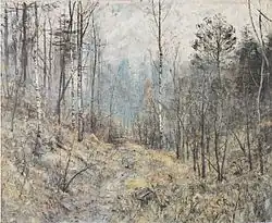 Der Wilde Graben bei Weimar im Spätherbst, 1888