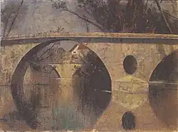 Sternbrücke in Weimar, 1888