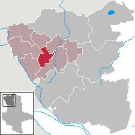 Kaart van Rohrberg (Altmark)