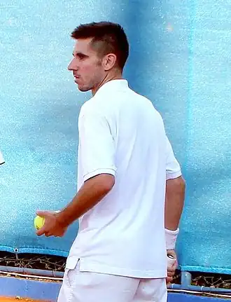 Karanušić tijdens het ATP-toernooi van Umag in 2008