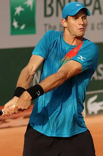 Rola tijdens de kwalificaties van Roland Garros, 2019