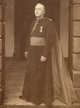 Willem Everts, in 1891 te Rolduc gefotografeerd door de gerenommeerde Franse fotograaf Jules David