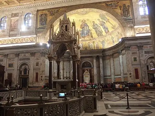 Roma, Basilica di San Paolo Fuori le Mura, baldacchino