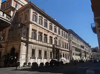 De Via del Plebiscito met de Palazzo Gottifredi Grazioli
