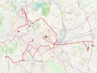 Tramnet van Rome; 2017