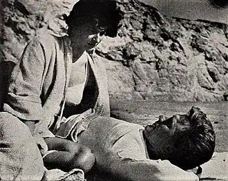 Ruth Roman en Kirk Douglas in Champion