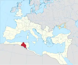 Provincie Numidia (210 n.Chr)