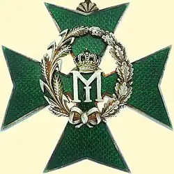 De ster van een Grootofficier