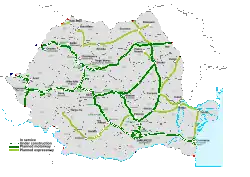 Gerealiseerde en geplande snelwegen (2014)