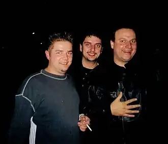 The Romans van links naar rechts: Chris Leurs, Laurens Leurs and Frank Coonen