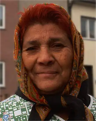 Roma vrouw in Tsjechië