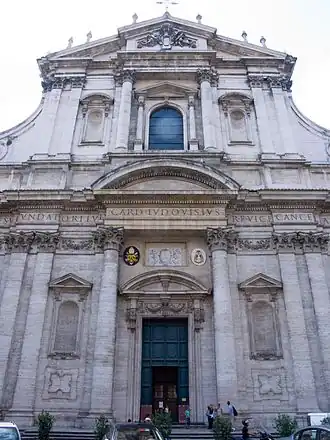 Sant’Ignazio te Rome, façade