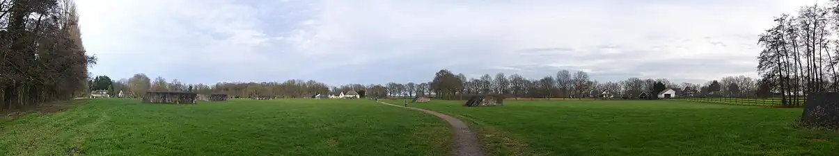 Tussen Fort bij Vechten en Fort bij Rijnauwen (loopt hier samen met Romeinse Limespad)