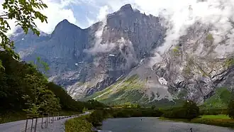 Steilwand Trollveggen in Romsdalen